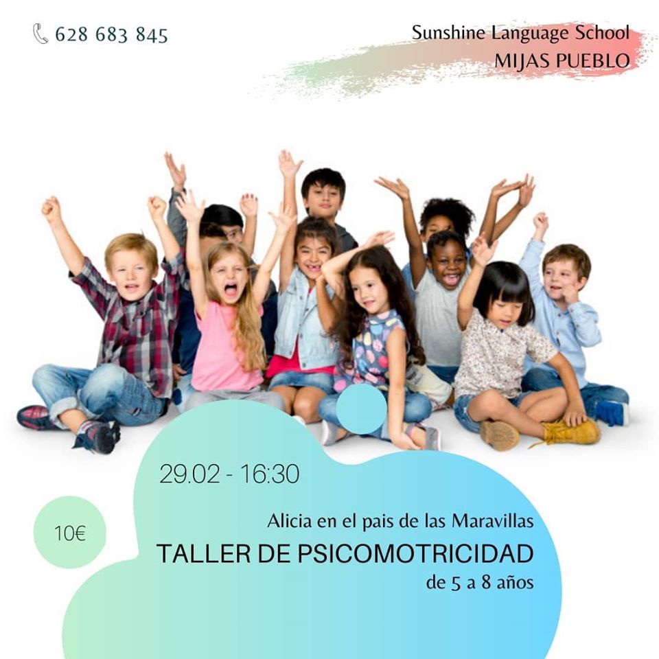Sunshine Language School Header Taller de Piscomotricidad
